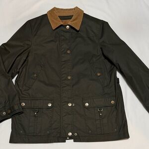 Lauren Ralph Lauren Cotton Barn Jacket Corduroy Collar P/M New W/O Tag